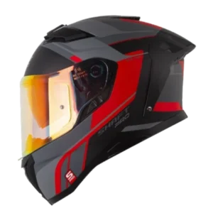 Casco integral Shaft Pro 606 SP Clowky Dark Red para motocicleta