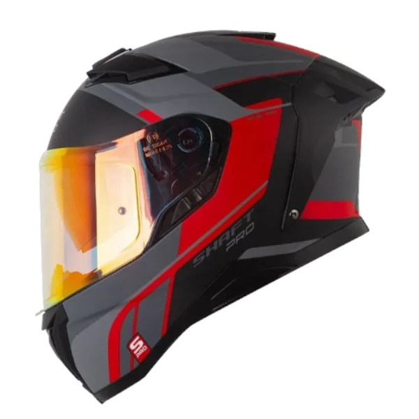 Casco integral Shaft Pro 606 SP Clowky Dark Red para motocicleta