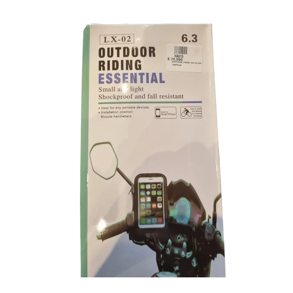 Estuche para celular con espejo incorporado modelo adelante 2.0 BS 1.0, diseño elegante y funcional.