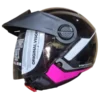 Casco abierto ICH 102 CEST color fucsia brillo para motociclista uso urbano