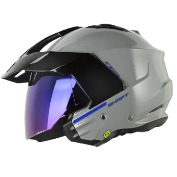 Casco abierto Shaft 227 Solid ligero y cómodo para motociclistas uso urbano