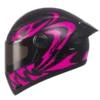 Casco integral ICH 501 SP Tribal color fucsia mate BV 2.0 con visor
