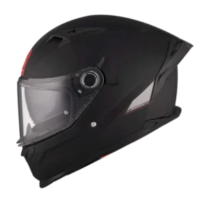Casco Integral MT Braker SV Solid A1 Negro BV 3.0 para moto certificado DOT