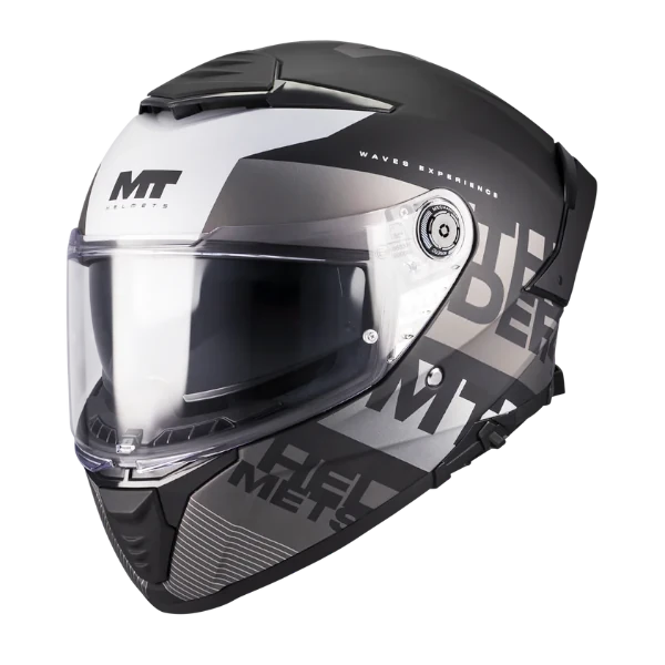 Casco integral MT Thunder 4 SV Waves B2 para motociclista