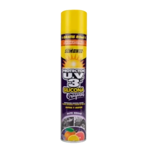 Silicona UV3 400ML Citrus MOTOBIEN para plásticos y vinilos
